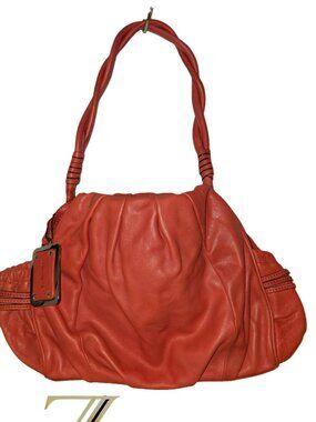 NWT // VTG // B. Makowsky //  Leather Handbag: Braided Handle // RARE